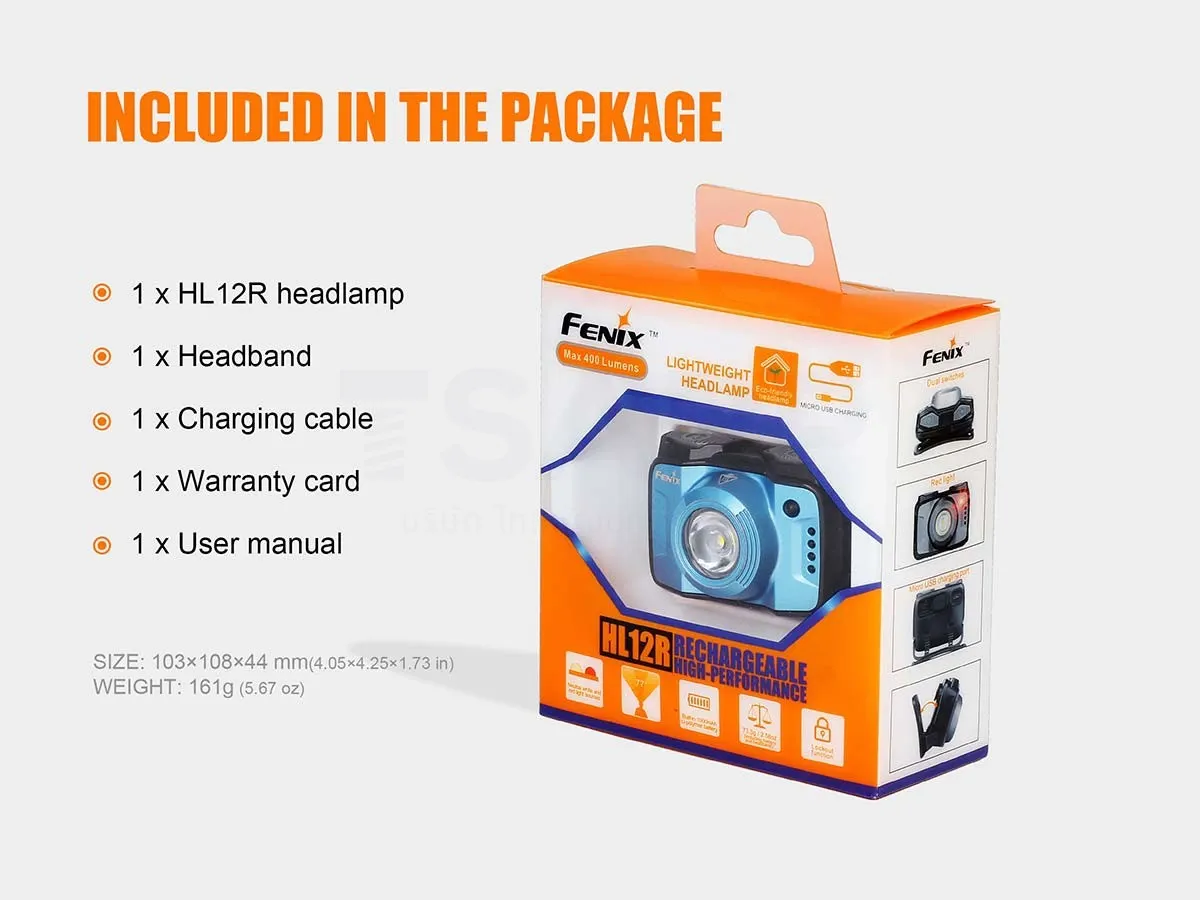 Fenix ไฟฉายคาดศีรษะ รุ่น HL12R - Image 3