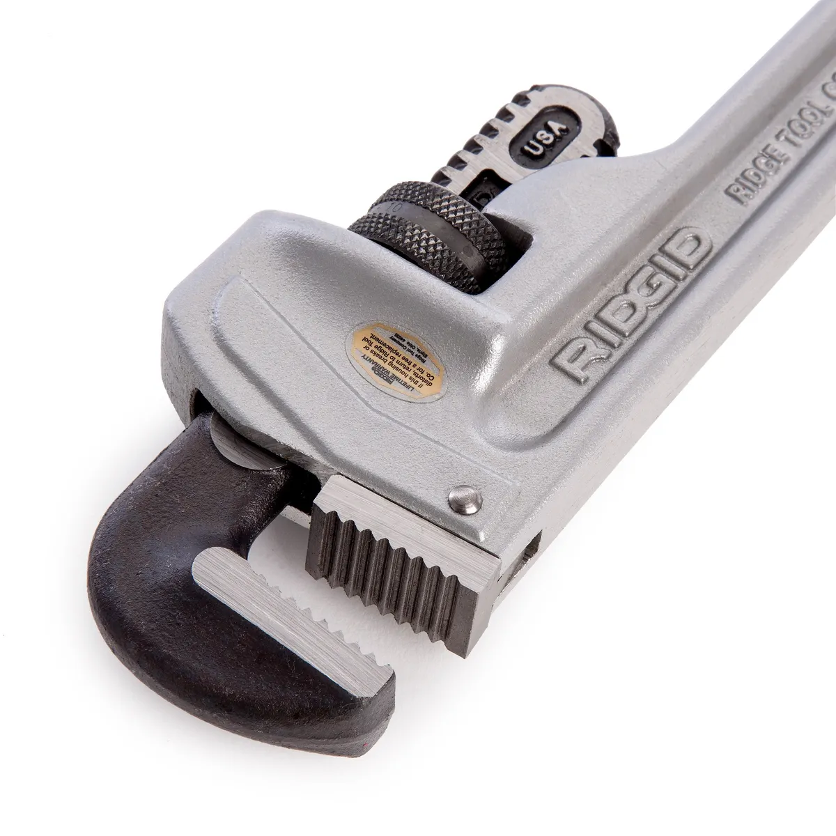 RIDGID ประแจจับแป๊ปปากตรงด้ามจับอลูมิเนียม ขนาด 24 นิ้ว จับท่อได้ 3 นิ้ว รุ่น 31105 - Image 3