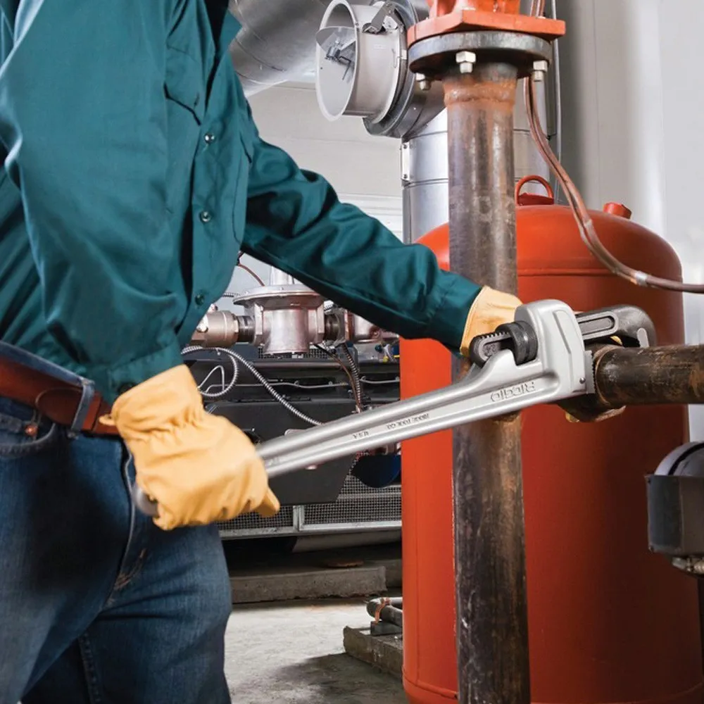 RIDGID ประแจจับแป๊ปปากตรงด้ามจับอลูมิเนียม ขนาด 24 นิ้ว จับท่อได้ 3 นิ้ว รุ่น 31105 - Image 5