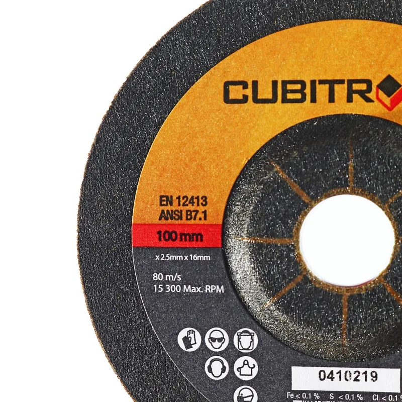3M ใบเจียรทอง 4" CUBITRON II G60 100X2.5X16 - Image 3