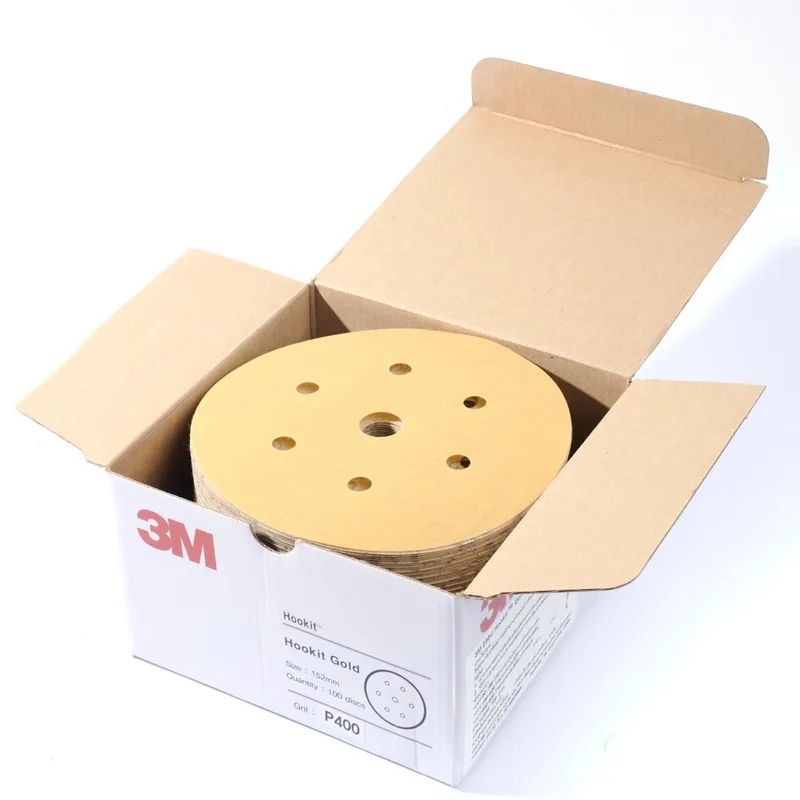 3M 216Uกระดาษทรายกลม HOOKIT 6"P400 100PC/PK - Image 5