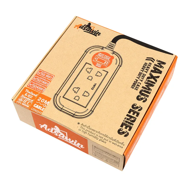 ADSAWIN MXC310-20M ปลั๊กบล็อก VCT3X1.0SQMM(OR/BK) - Image 4