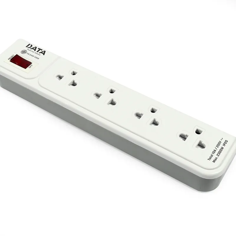 DATA AP4195 ปลั๊กรางไฟ 4 ช่อง 1 สวิตซ์ 5 ม. เทา - Image 2