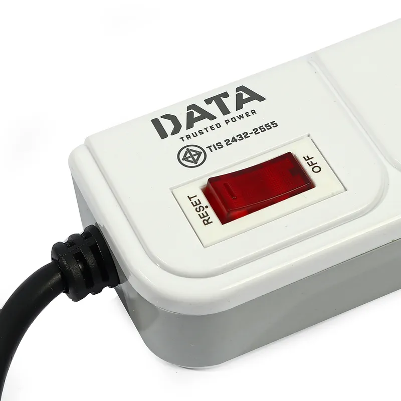 DATA AP4195 ปลั๊กรางไฟ 4 ช่อง 1 สวิตซ์ 5 ม. เทา - Image 3