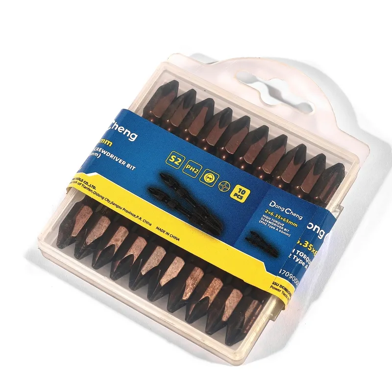 DONGCHENG ดอกไขควงแฉก PH2+65มม -TORQUE(10PCS/PAC)