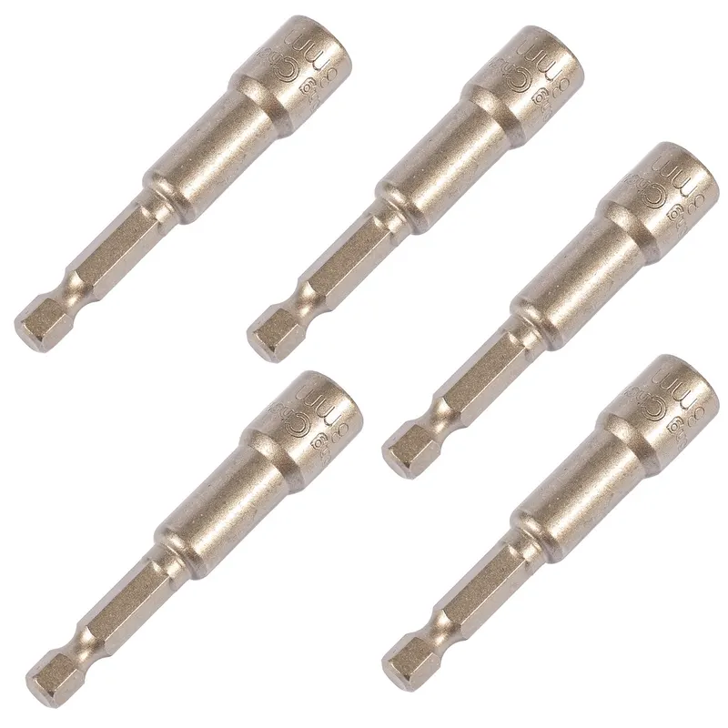 DONGCHENG ดอกไขควงหัวบล๊อกแม่เหล็ก 8X65MM(5PCS/PAC