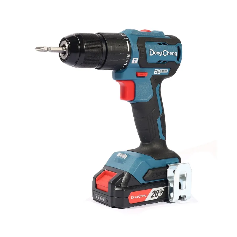 DONGCHENG 20V-BL สว่านกระแทก 45N.M ชุด2A*2+BOX - Image 3