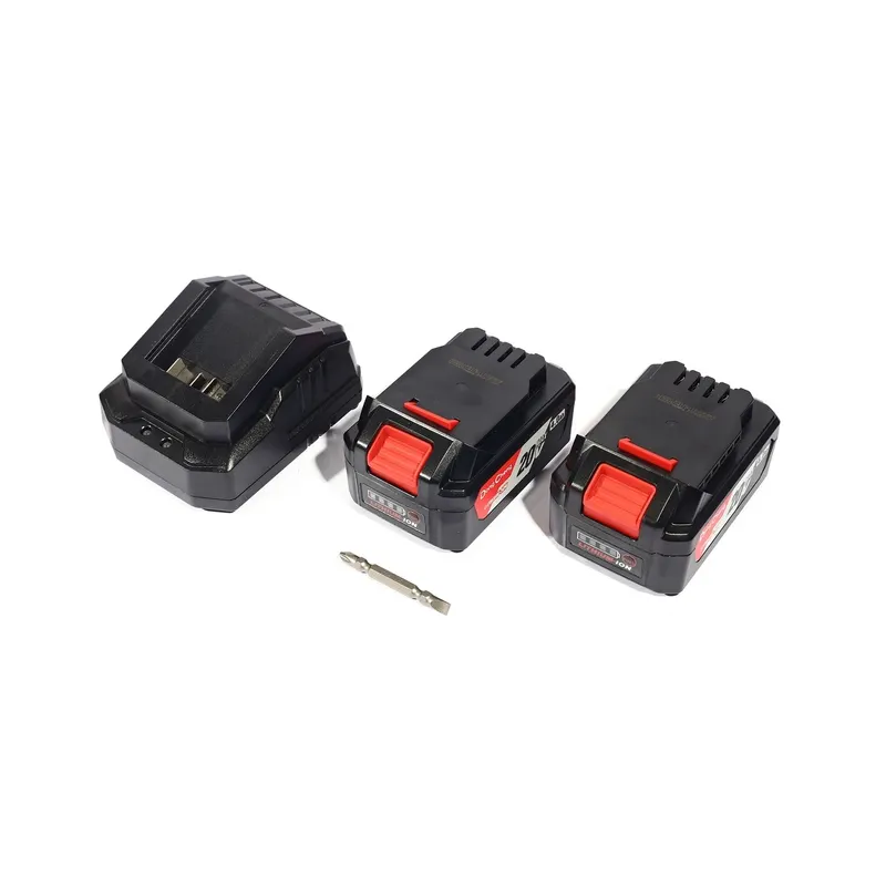 DONGCHENG 20V-BL สว่านกระแทก 60N.M ชุด4A*2+BOX - Image 11