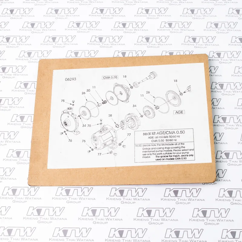 EBARA อะไหล่ SEAL KIT/AGA-CM - Image 3