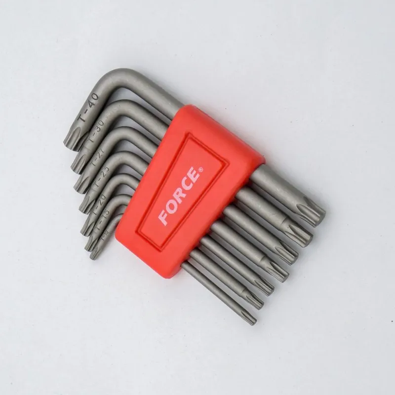 FORCE 5071 ชุดประแจแอลหัวจีบ 7 ชิ้น T10-T40