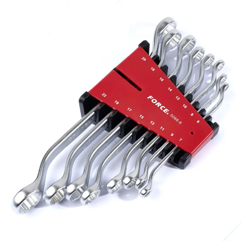 FORCE 5088-8 ชุดประแจแหวน 45 องศา8 ชิ้น 6X7-20X22