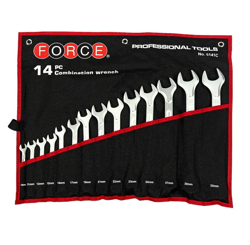 FORCE 5141C ชุดประแจแหวนข้างปากตาย 14 ชิ้น 10-32 ม