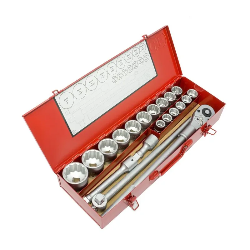 FORCE 6201 ชุดลูกบ๊อกซ์ 12PT. ขนาด 3/4 นิ้ว 20 ชิ้น