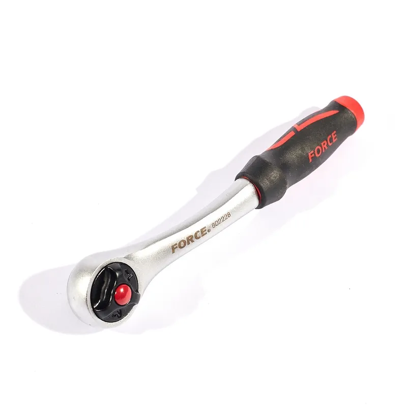 FORCE 802228 ด้ามฟรีหัวกลมคอโค้ง 1/4 นิ้ว 72 ฟัน