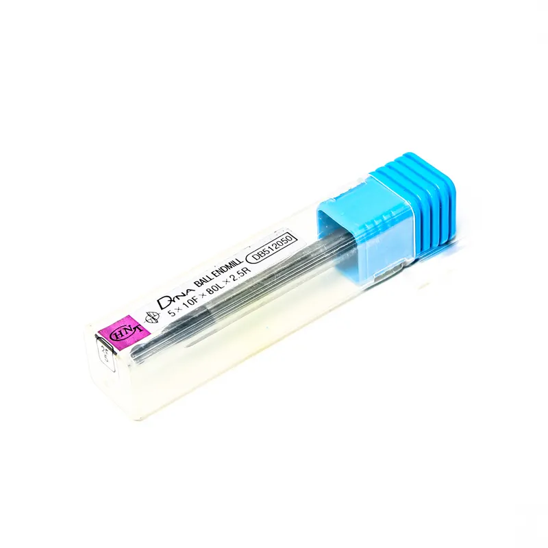 HANA ดอกเอ็นมิลคาร์ไบด์หัวบอล เคลือบไทเทเนียม DB512 ขนาด 5.0 มม. X6 TIALN CARBIDE BALL EM - Image 3