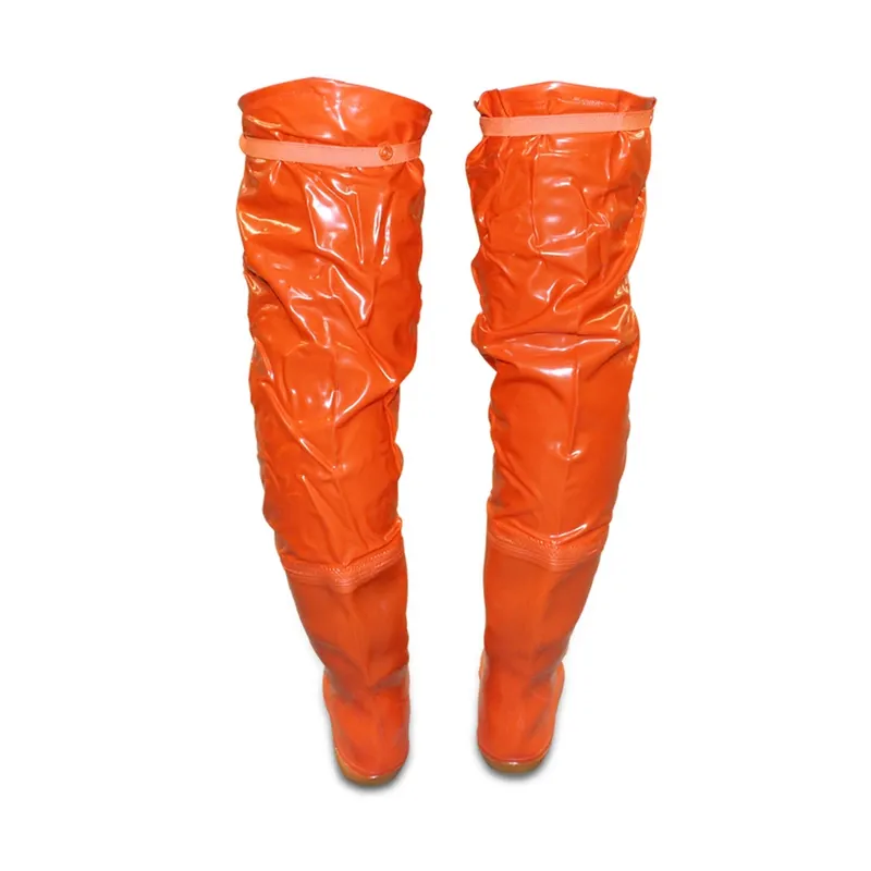 Hey-Hori รองเท้า PVC สีส้ม สูง 28" รุ่น 240 #8 - Image 2
