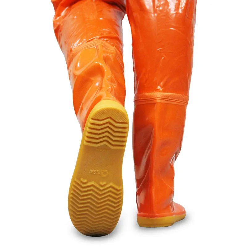 Hey-Hori รองเท้า PVC สีส้ม สูง 28" รุ่น 240 #8 - Image 7
