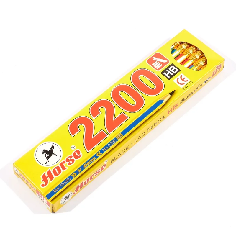 HORSE ดินสอดำ รุ่น 2200 HB (12 แท่ง/1 กล่อง)