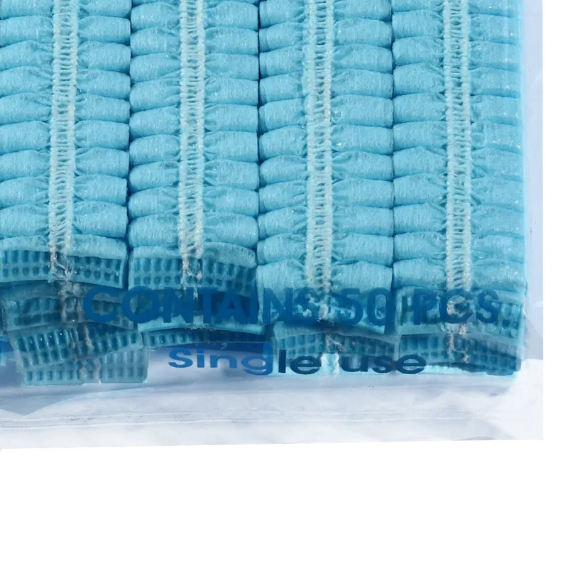 HYGUARD หมวกคลุมผมอนามัย สีฟ้า (50ชิ้น/แพ็ก) - Image 3
