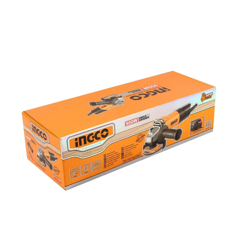 INGCO เครื่องเจียร์ไร้สาย 220V ขนาด 4" นิ้ว 900 W รุ่น AG900282 - Image 8