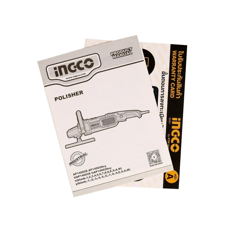 INGCO เครื่องขัดเงาไร้สาย 220V ขนาด 7" นิ้ว รุ่น AP140028 - Image 7