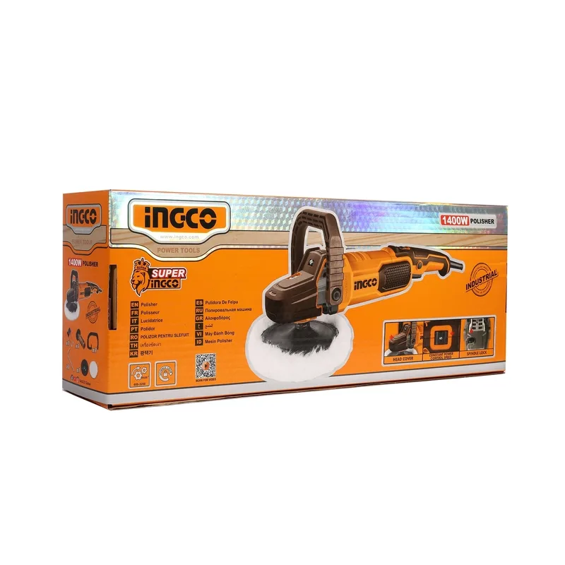 INGCO เครื่องขัดเงาไร้สาย 220V ขนาด 7" นิ้ว รุ่น AP140028 - Image 8