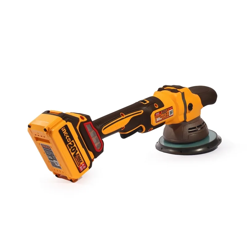 INGCO เครื่องขัดเงาไร้สาย Brushless 20V ขนาด 6" นิ้ว พร้อมแบต 4.0Ah x1 ก้อน รุ่น APLI20151 - Image 3