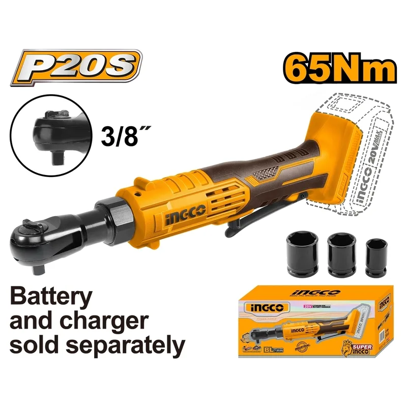 INGCO ประแจด้ามฟรีไร้สาย 20V (Body Only) รุ่น CDRLI2060151