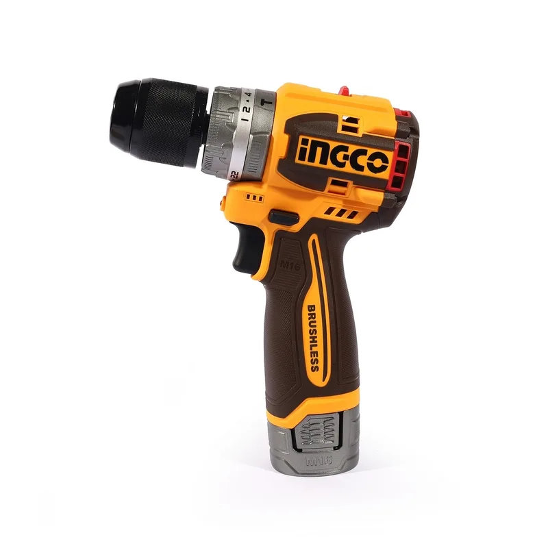 INGCO สว่านกระแทกไร้สาย Brushless 16V แรงขัน 60 N.m พร้อมแบต 2.0Ah x2 ก้อน รุ่น CIDLI16682 - Image 3