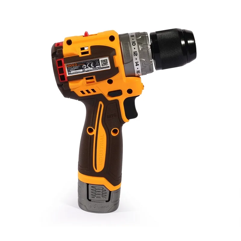 INGCO สว่านกระแทกไร้สาย Brushless 16V แรงขัน 60 N.m พร้อมแบต 2.0Ah x2 ก้อน รุ่น CIDLI16682 - Image 4