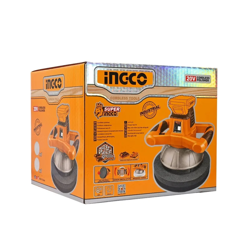 INGCO เครื่องขัดเงาไร้สาย 20V ขนาด 10" นิ้ว (Body Only) รุ่น COPLI2001 - Image 6