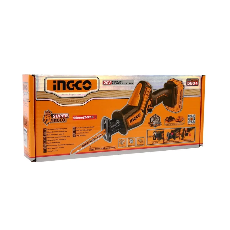INGCO เลื่อยชักไร้สาย 20V (Body Only) รุ่น CRSLI6508 - Image 7
