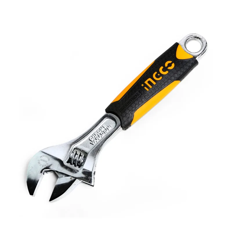 INGCO ประแจเลื่อน (Adjustable Wrench) ขนาด 8 นิ้ว เหล็ก CR-V รุ่น HADW131088