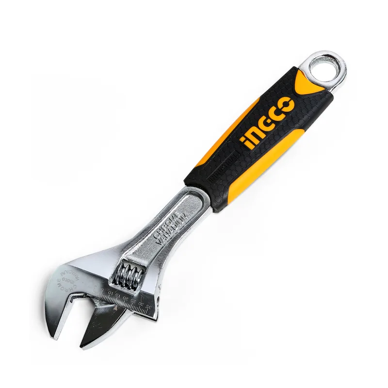 INGCO ประแจเลื่อน (Adjustable Wrench) ขนาด 10 นิ้ว เหล็ก CR-V รุ่น HADW131108