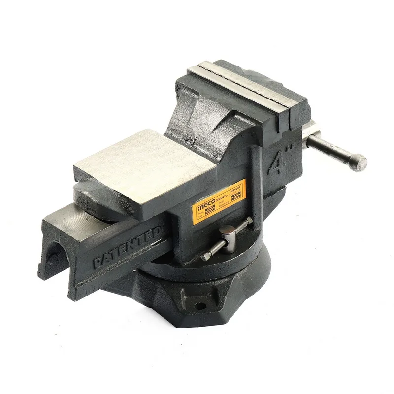 INGCO ปากกาจับชิ้นงาน (Bench Vise) ขนาด 4 นิ้ว รุ่น HBV084