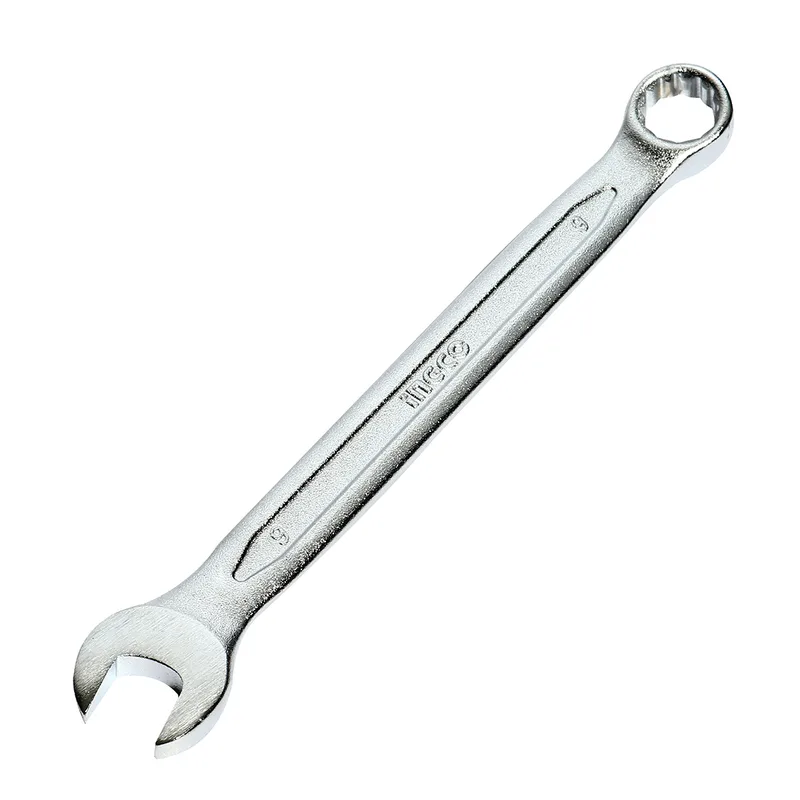 INGCO ประแจแหวนข้างปากตาย (Combination Wrench) เบอร์ 9 มม. เหล็ก CR-V รุ่น HCSPA091
