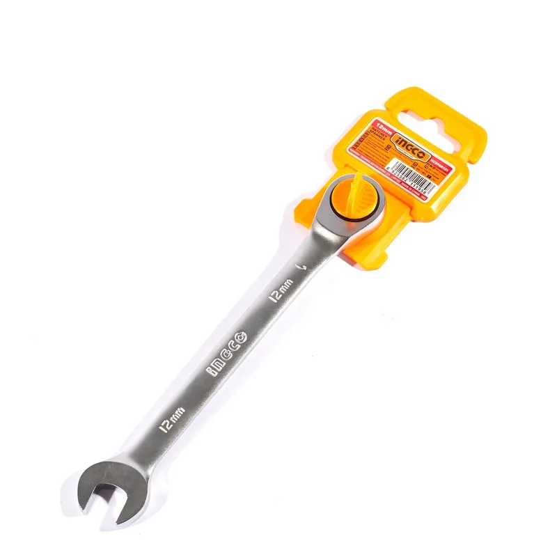 INGCO ประแจแหวนเกียร์ (Ratchet Wrench) เบอร์ 12 มม. เหล็ก CR-V รุ่น HCSPAR121 - Image 2