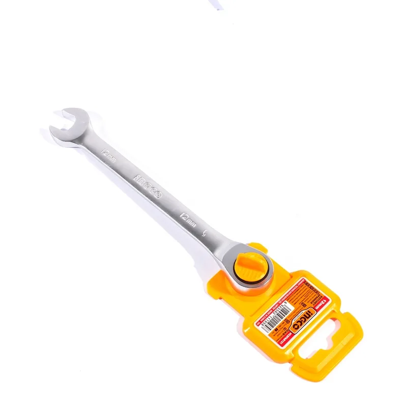 INGCO ประแจแหวนเกียร์ (Ratchet Wrench) เบอร์ 12 มม. เหล็ก CR-V รุ่น HCSPAR121 - Image 3