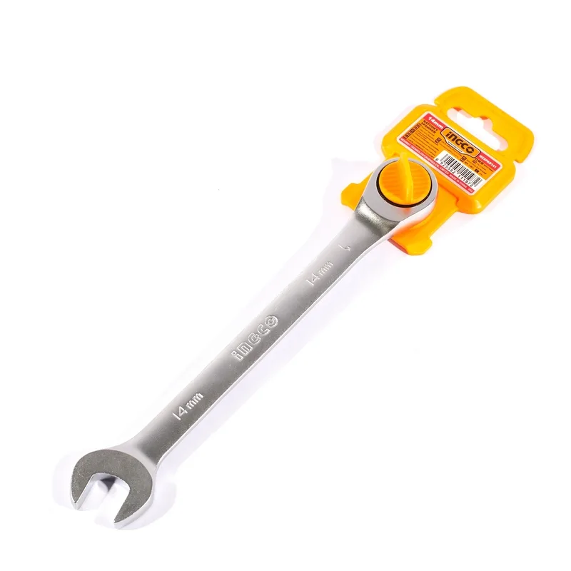 INGCO ประแจแหวนเกียร์ (Ratchet Wrench) เบอร์ 14 มม. เหล็ก CR-V รุ่น HCSPAR141 - Image 2