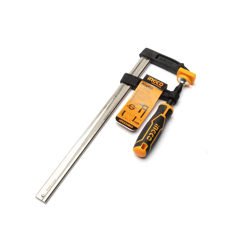 INGCO ปากกาตัวเอฟ (F-Clamp) ขนาด 80x300 มม. รุ่น HFC020802