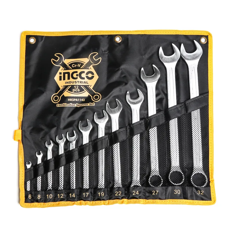 INGCO ชุดประแจแหวนข้างปากตาย 12 ชิ้น ขนาด 6-32 มม. รุ่น HKSPA1143