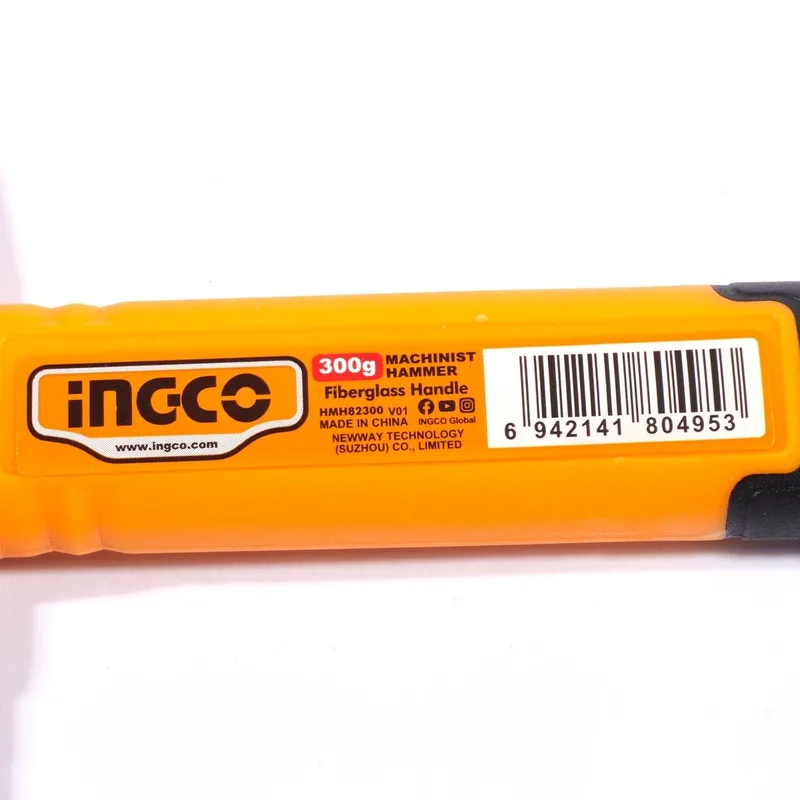 INGCO ค้อนช่างทอง ด้ามไฟเบอร์ 300 กรัม รุ่น HMH82300 - Image 4