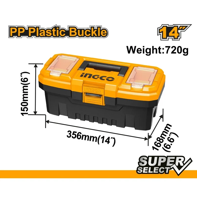 INGCO กล่องเครื่องมือพลาสติก รุ่น PBX1401