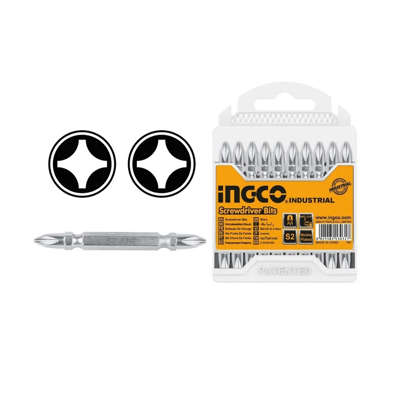 INGCO ดอกไขควง +2X65MM 10 ชิ้น รุ่น SDB21PH233