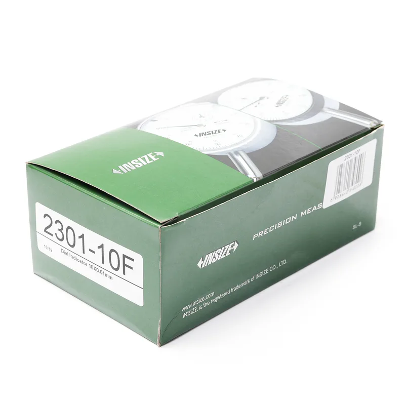 INSIZE ไดอัลเกจแบบหลังแบน ช่วงวัด 0-10 มม. ความละเอียด 0.01 มม. รุ่น 2301-10F - Image 5