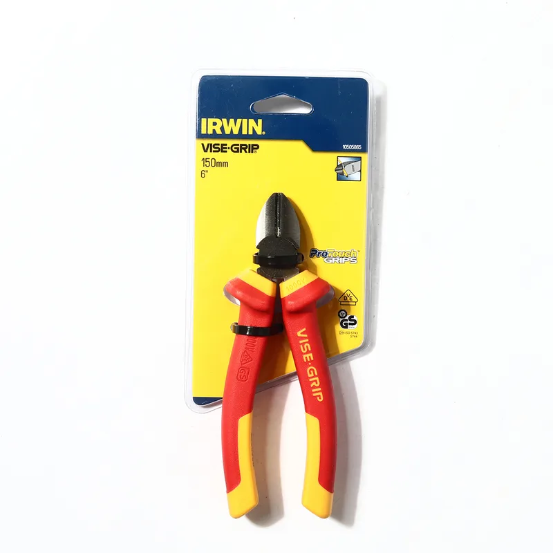IRWIN คีมตัดปากเฉียง หุ้มฉนวน VDE คอสั้น ขนาด 6 นิ้ว รุ่น 10505865