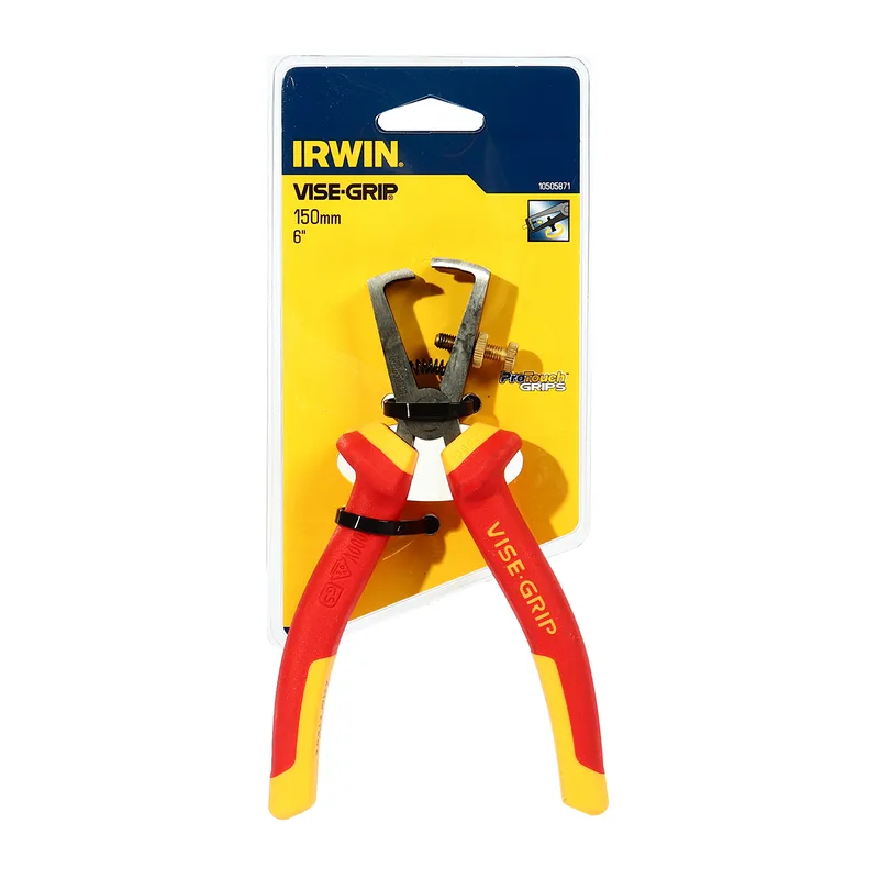 IRWIN คีมปอกสายไฟ หุ้มฉนวน VDE ขนาด 6 นิ้ว รุ่น 10505871