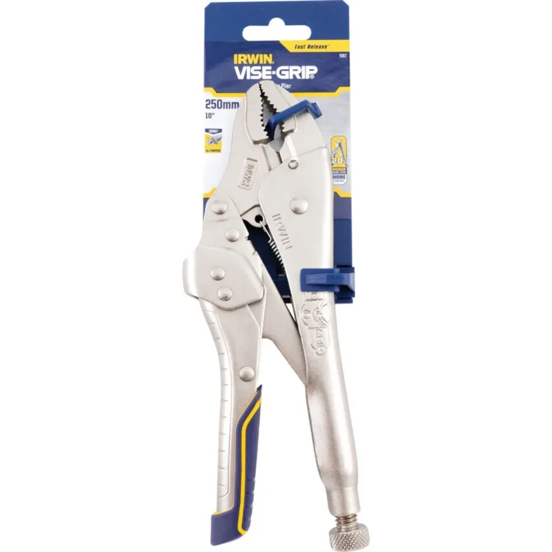 IRWIN คีมล็อคปากโค้ง (ตัดลวด) VISE-GRIP ขนาด 10 นิ้ว ด้ามยาง รุ่น 10WR(FR)