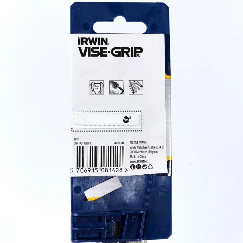 IRWIN คีมล็อคปากโค้ง (ตัดลวด) VISE-GRIP ขนาด 5 นิ้ว ด้ามยาง รุ่น 5WR(FR) - Image 5