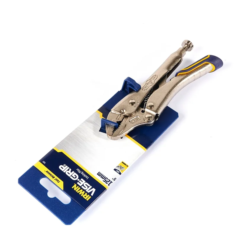IRWIN คีมล็อคปากโค้ง (ตัดลวด) VISE-GRIP ขนาด 5 นิ้ว ด้ามยาง รุ่น 5WR(FR)